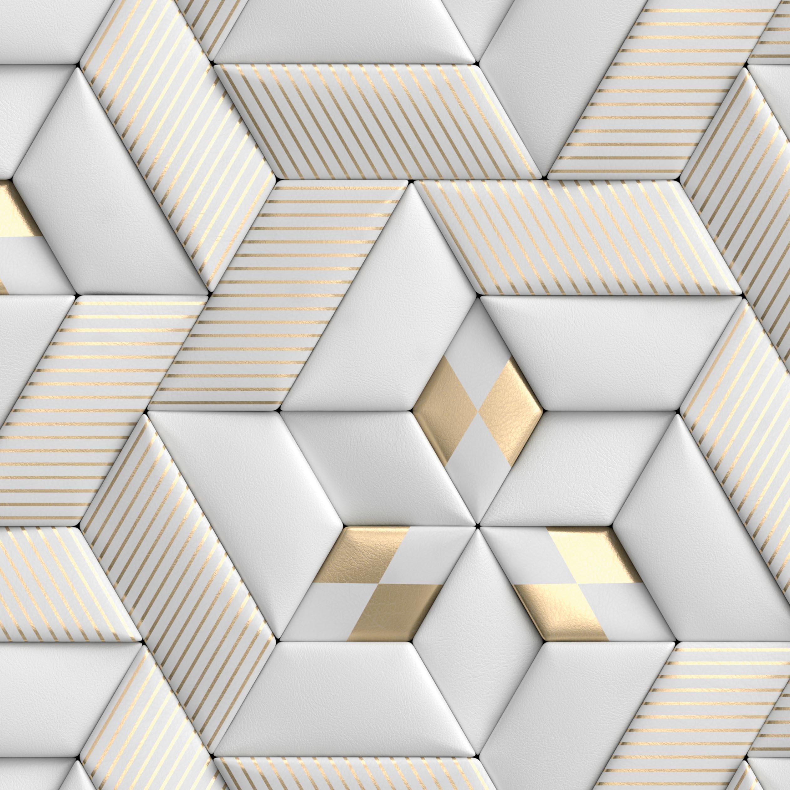 Vliesová tapeta Zlatá skládanka