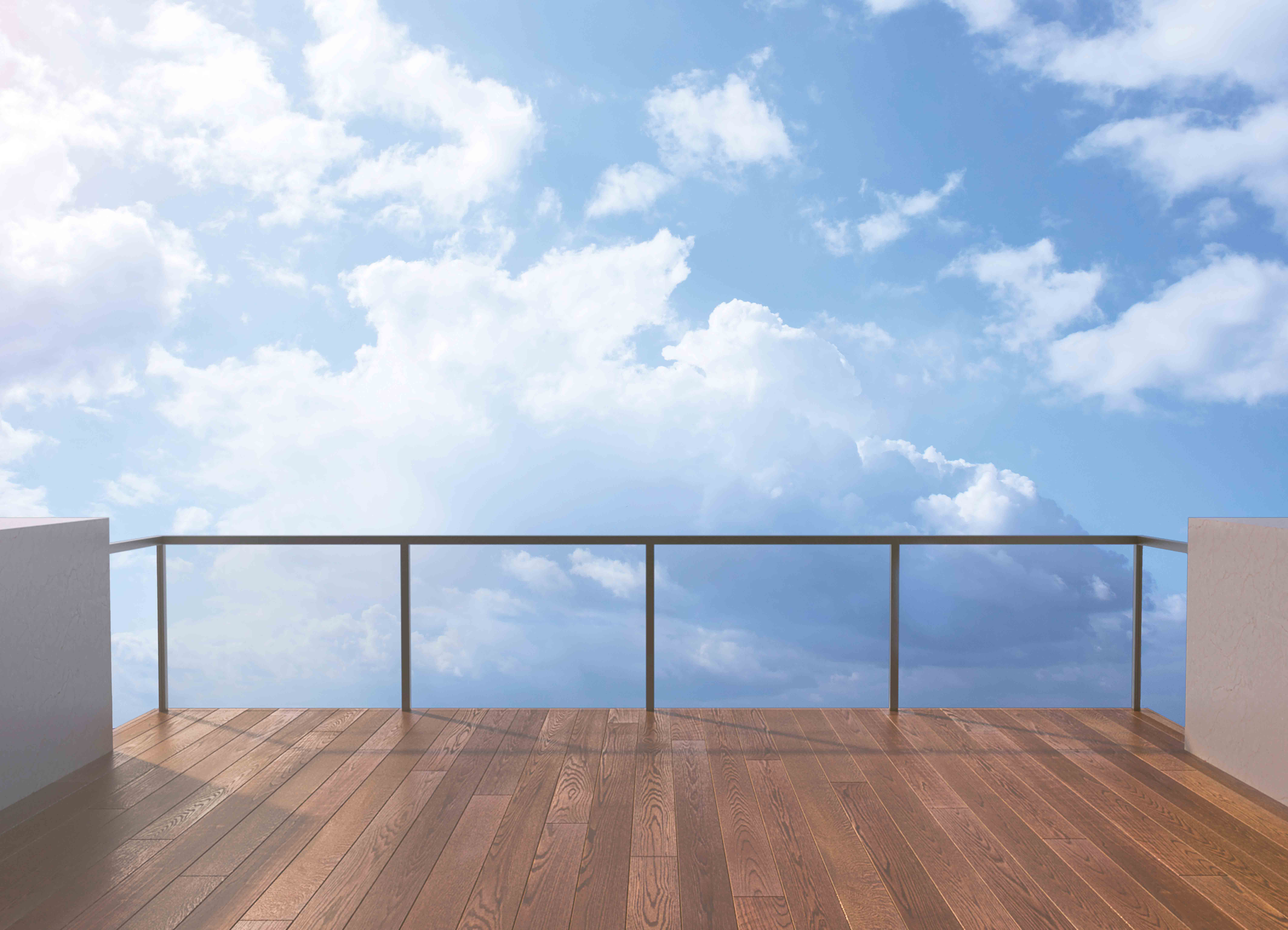 3D tapeta Výhled na mraky