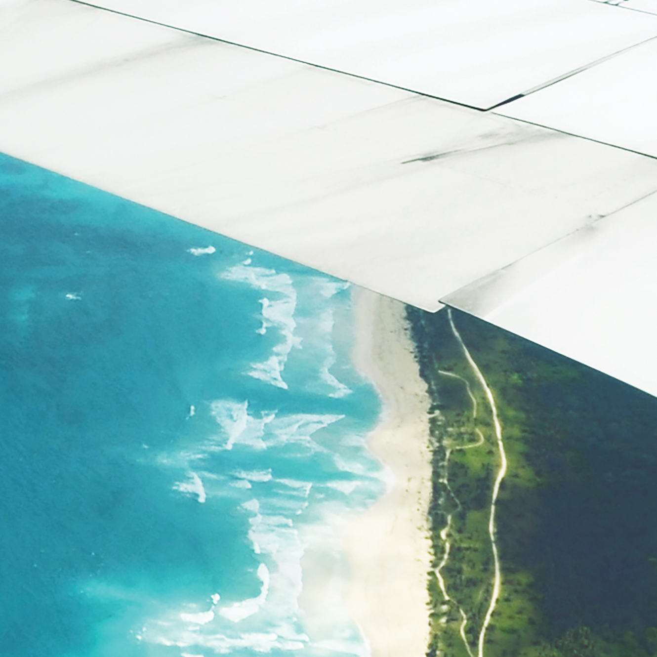 Fototapeta Pobřeží z letadla