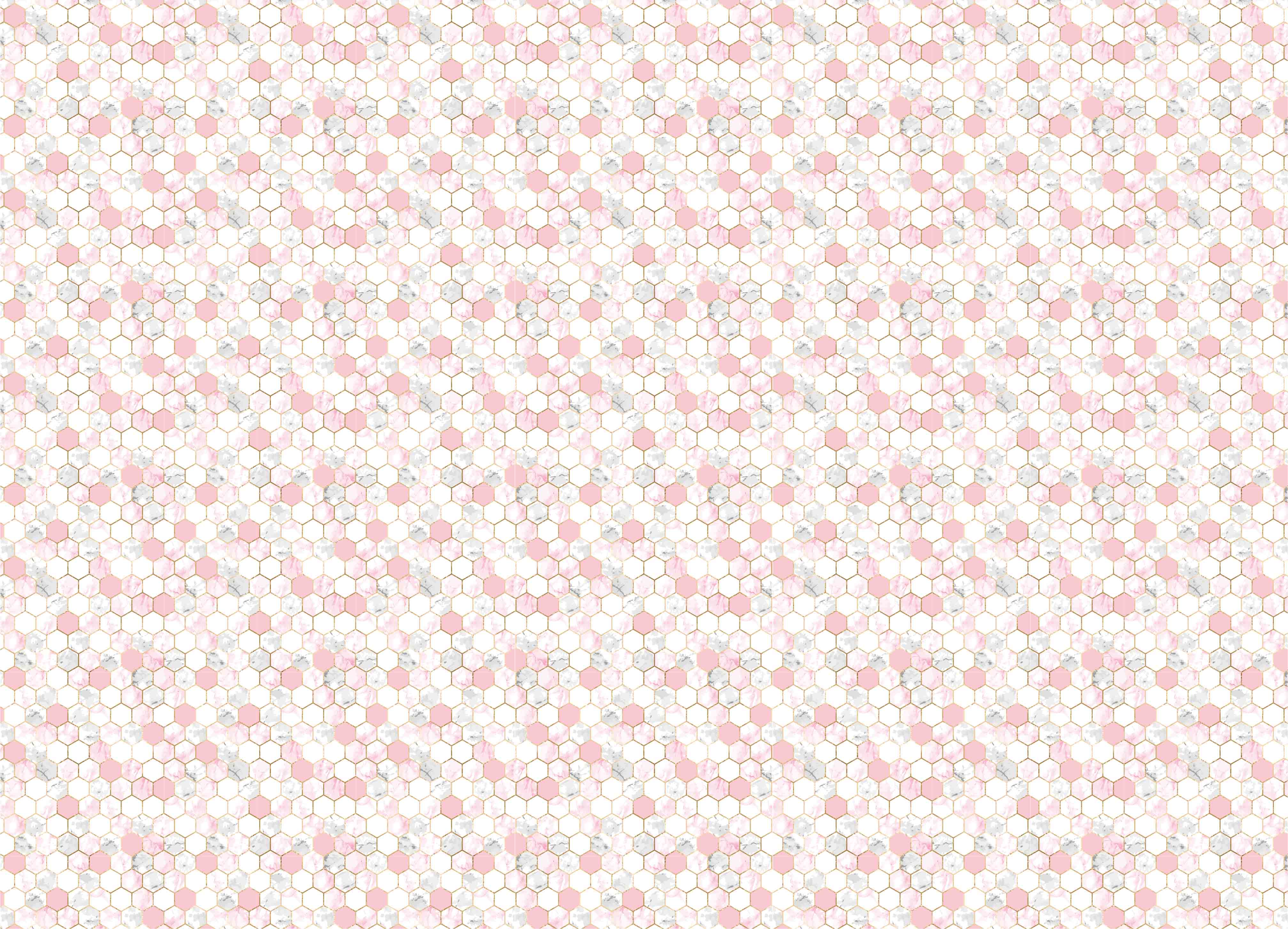 Tapeta mramorové hexagony