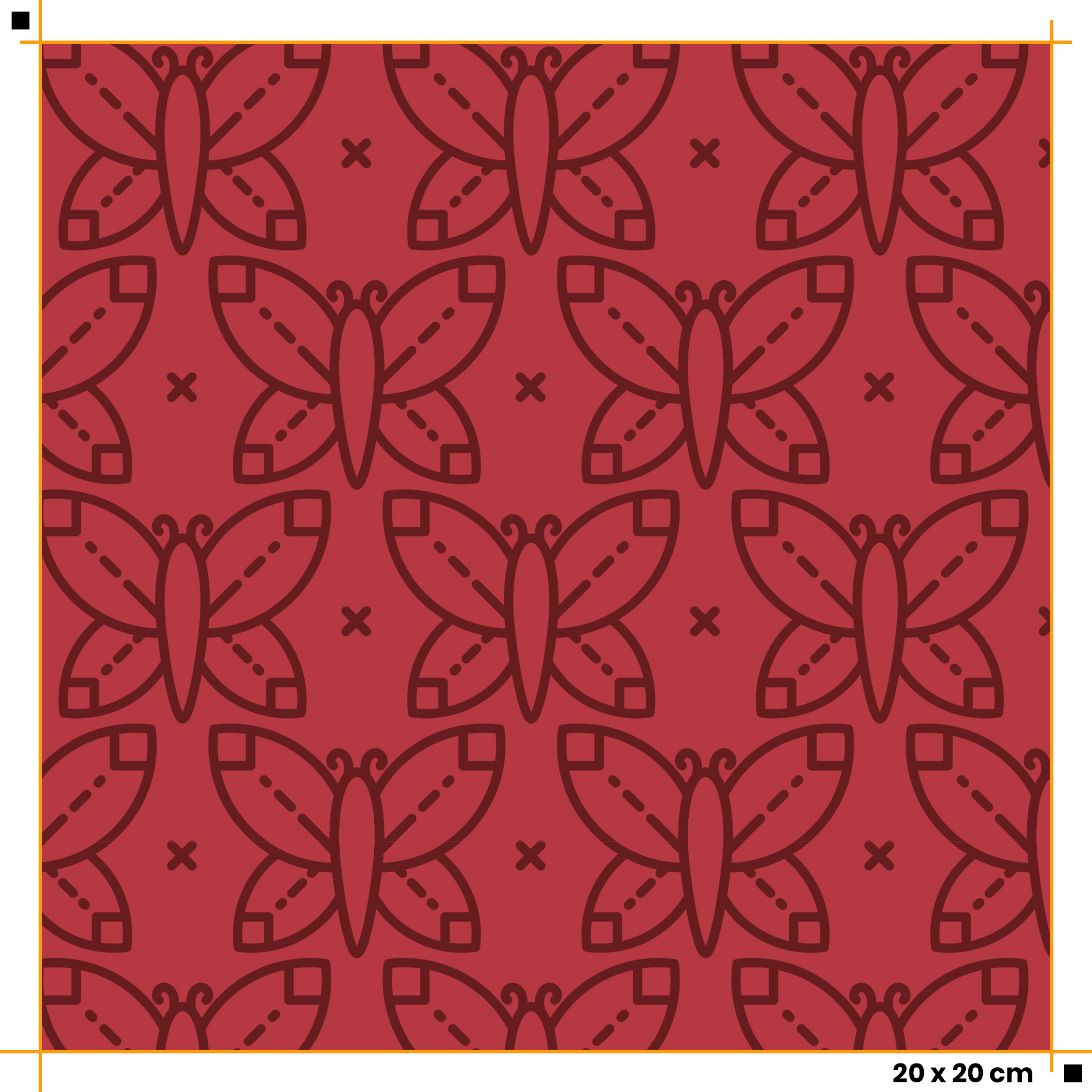 Tapeta se vzorem motýlů