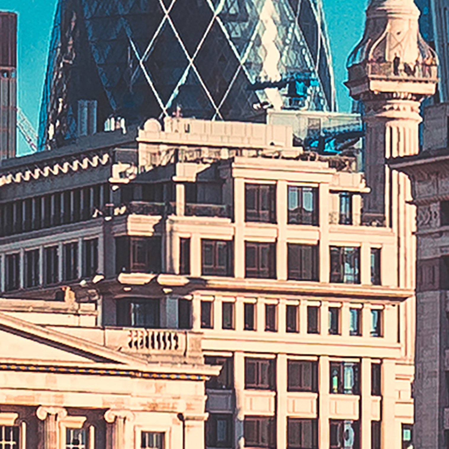 3D tapeta Výhled na Londýn