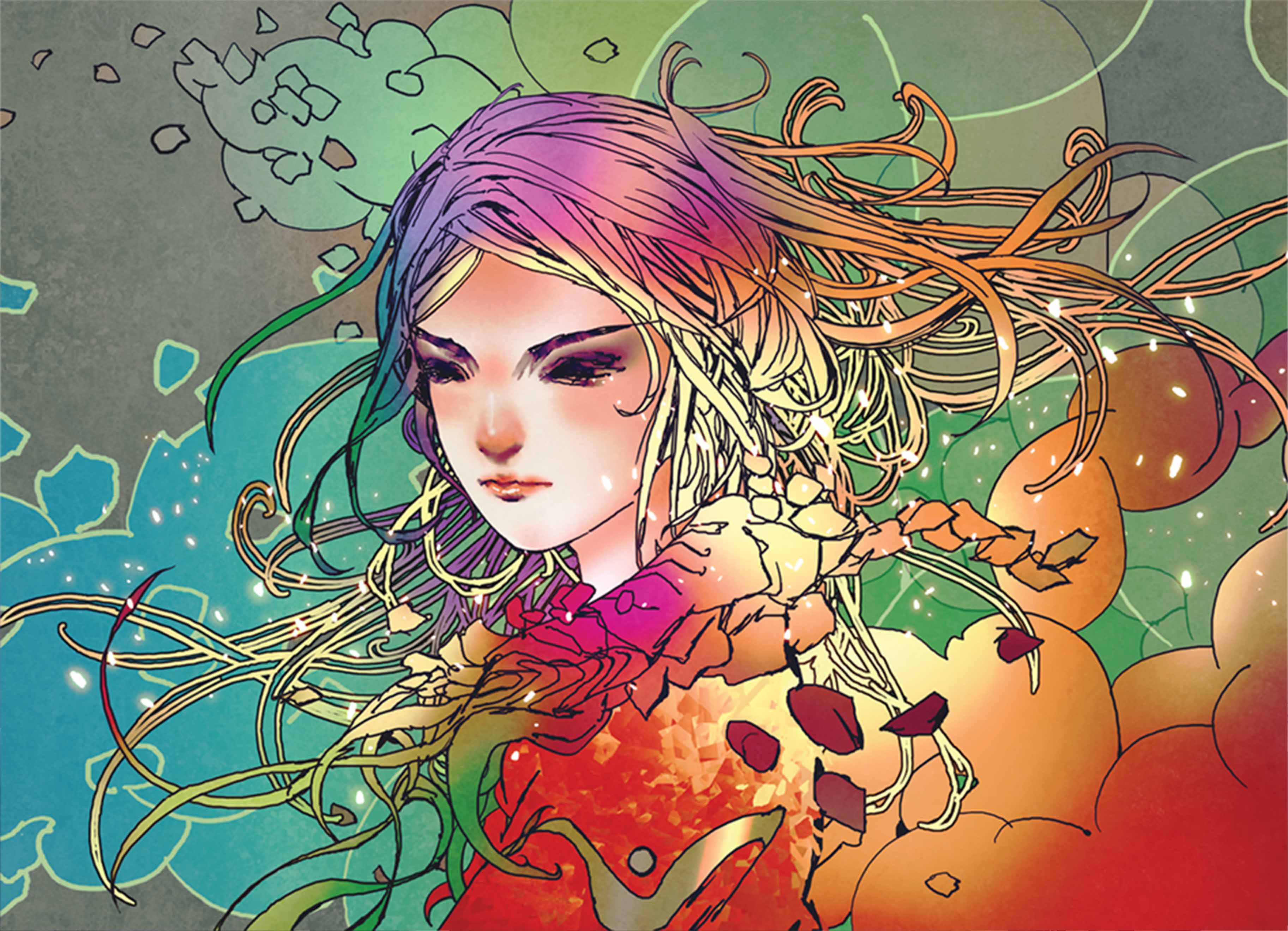 Vliesová tapeta dívka