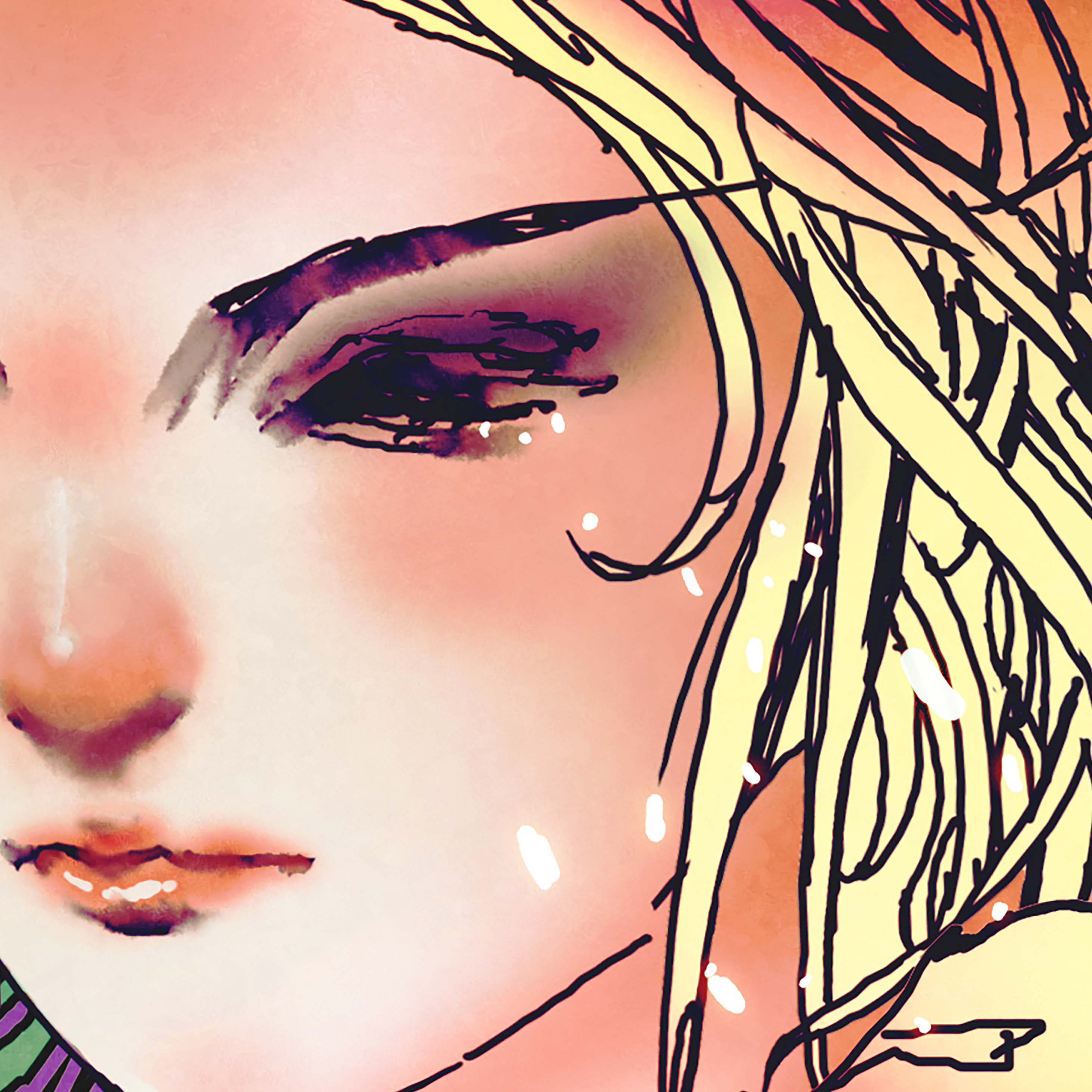 Vliesová tapeta dívka