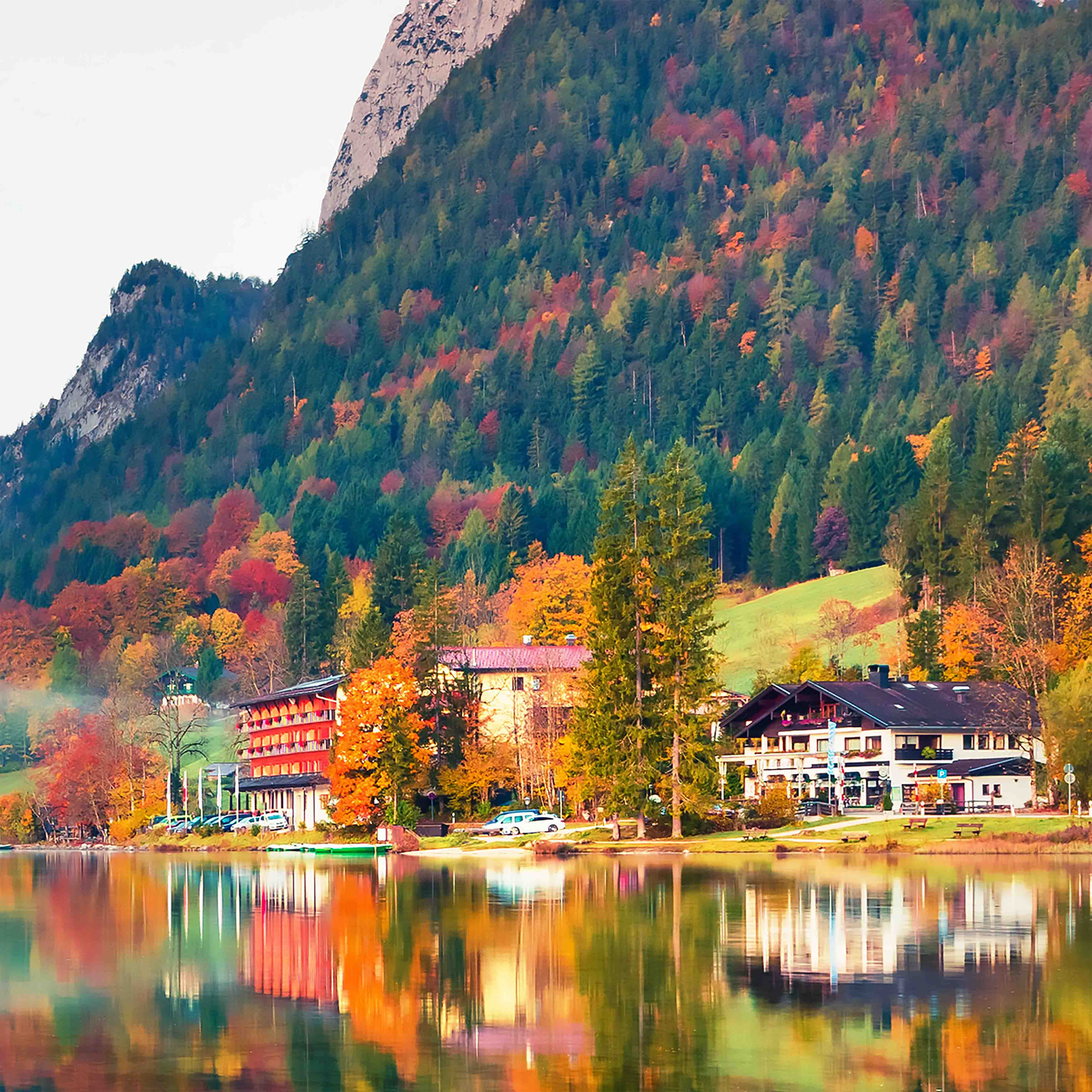 Tapeta horské jezero