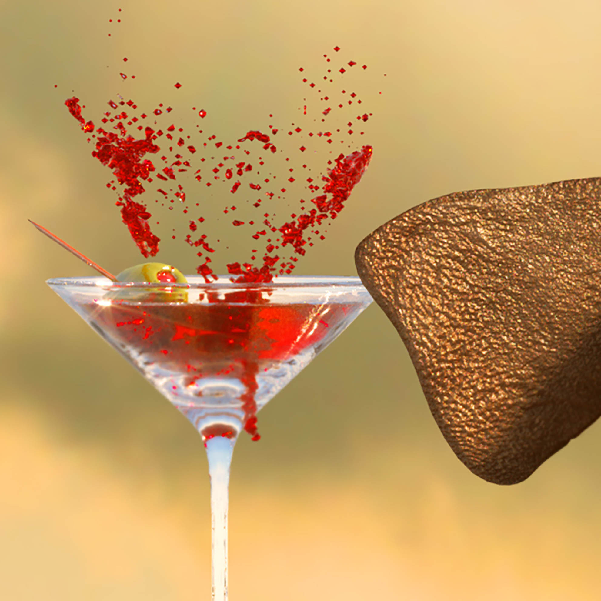 Tapeta Slon na ostrově