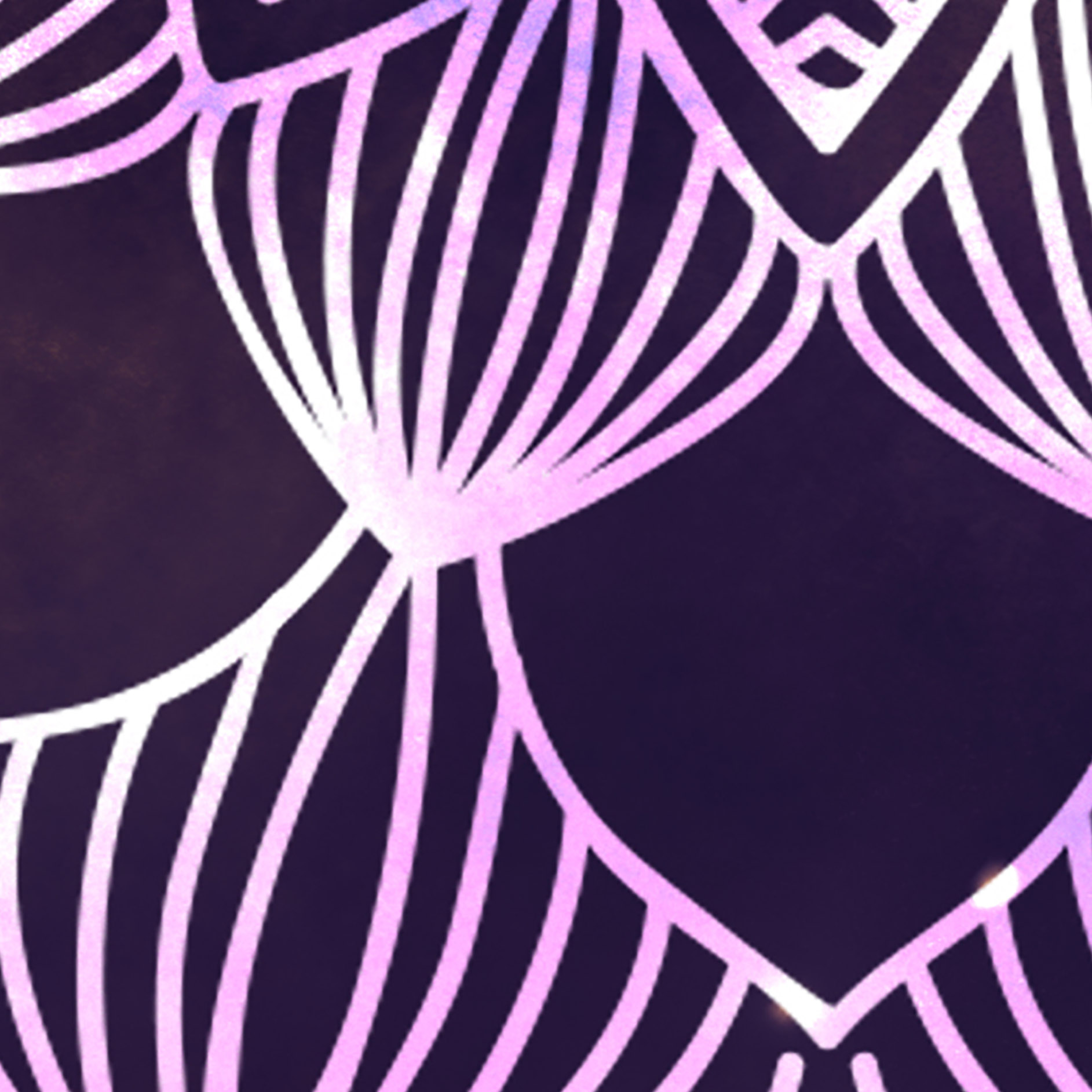 Tapeta Fialová mandala