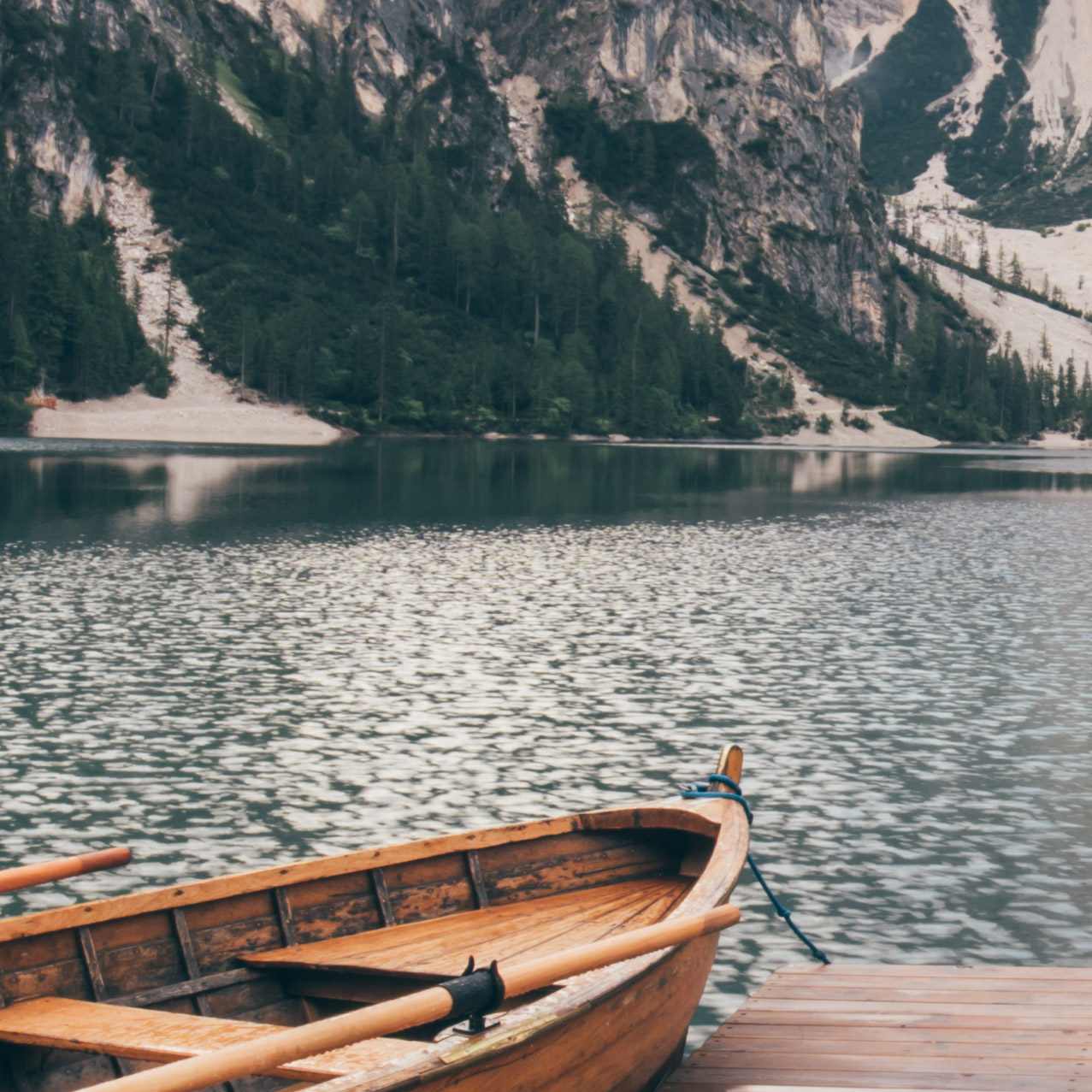 Tapeta molo na jezeře