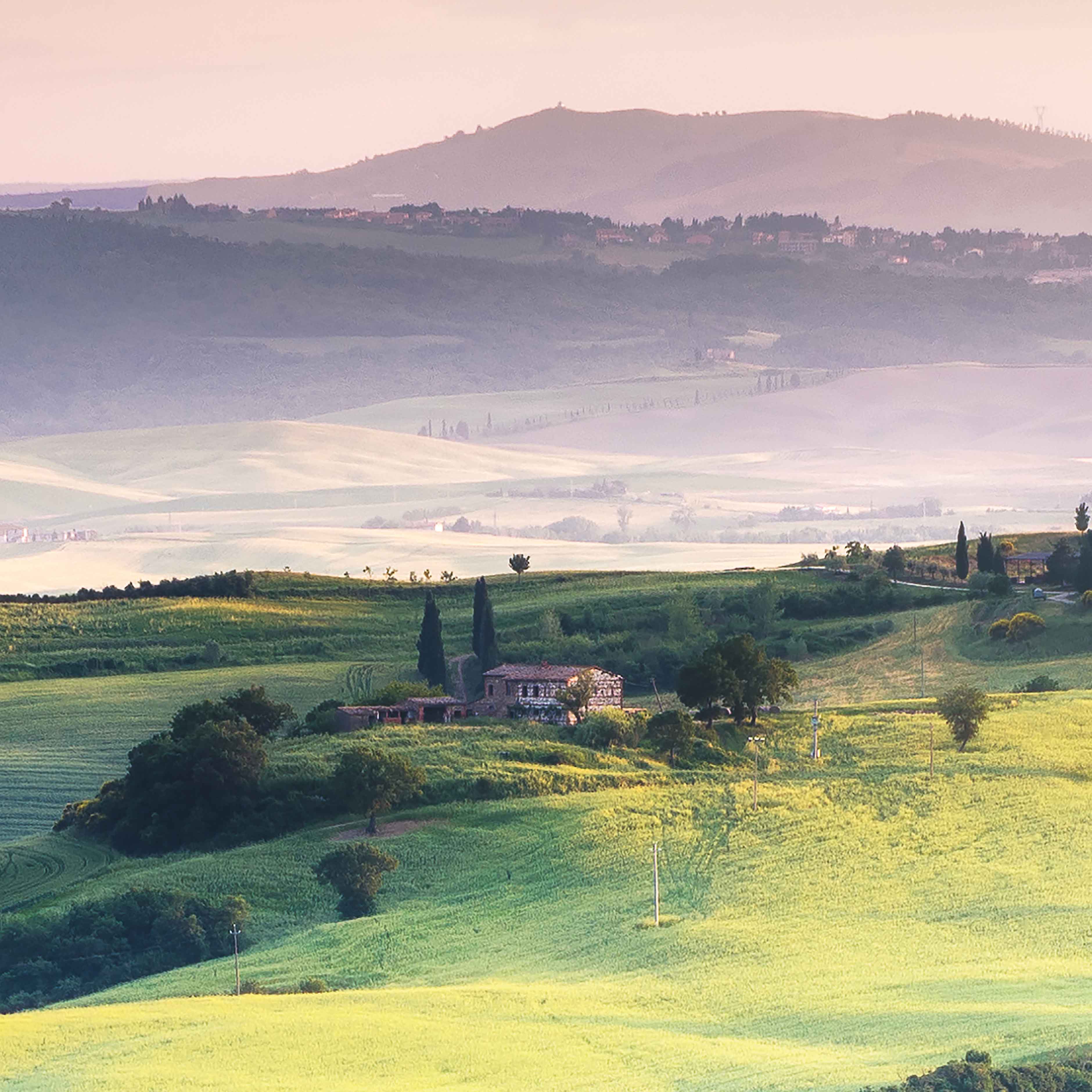 Tapeta ranní údolí