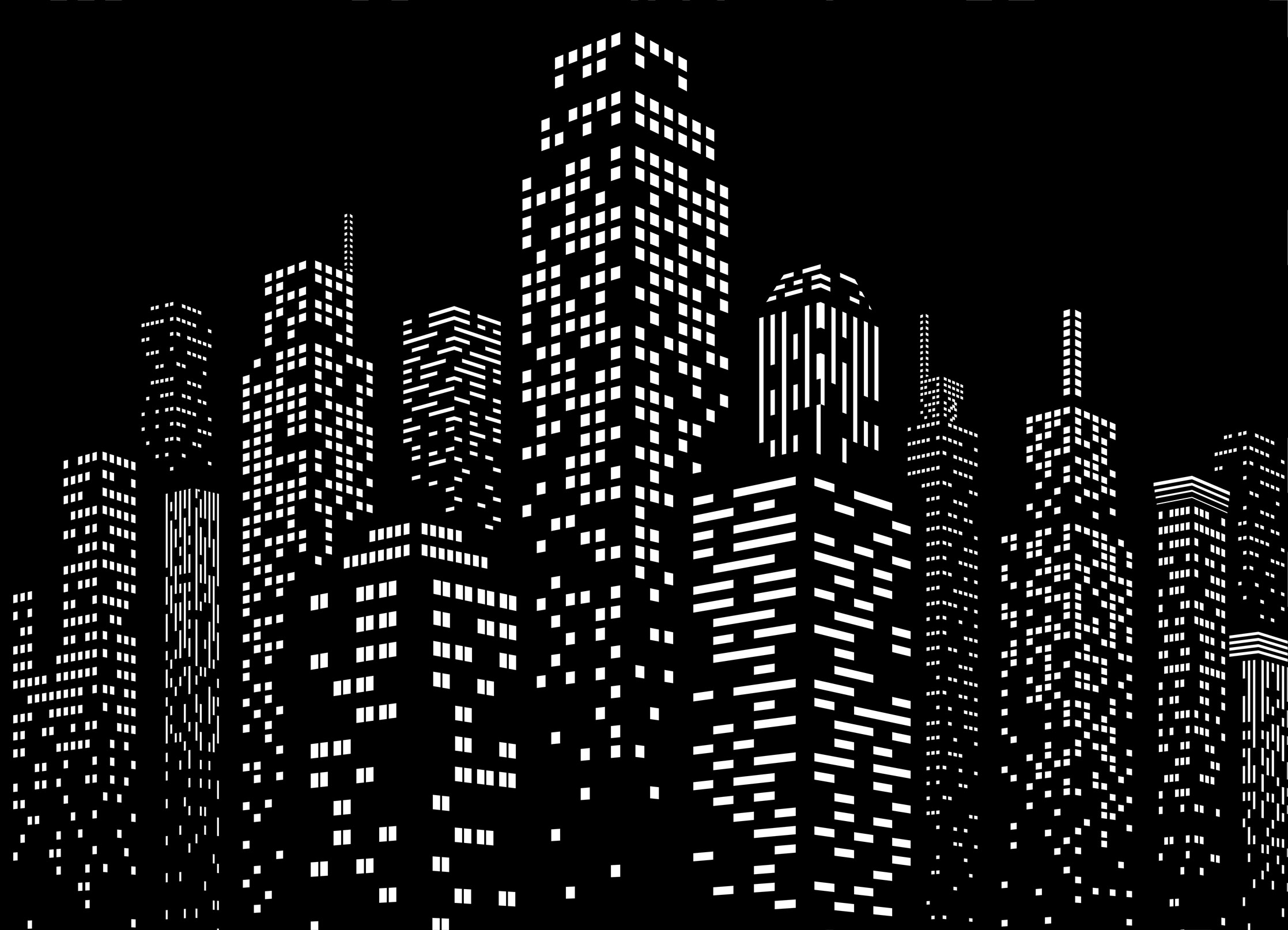 Tapeta Noční obrysy města