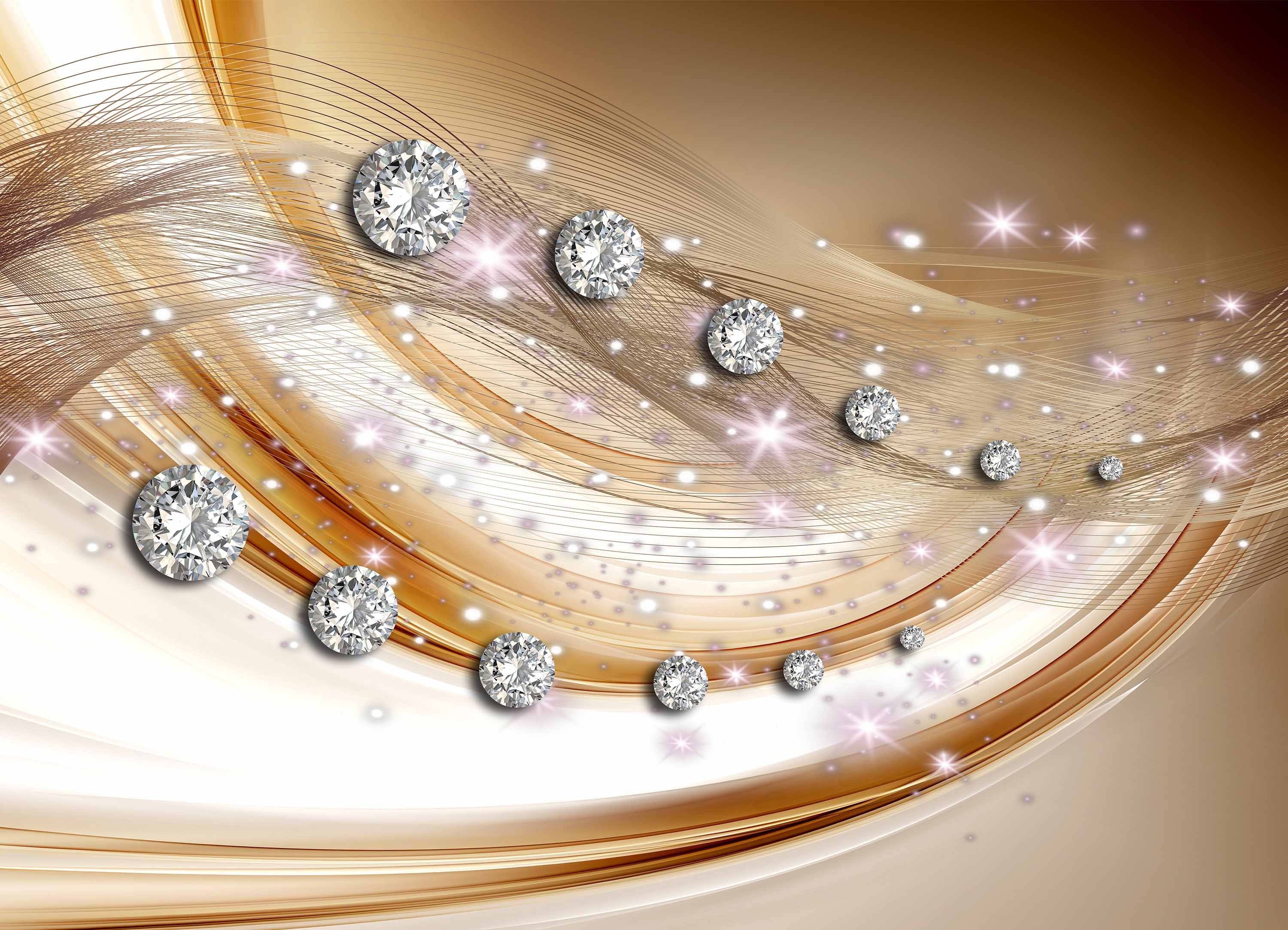 Tapeta diamantová abstrakce