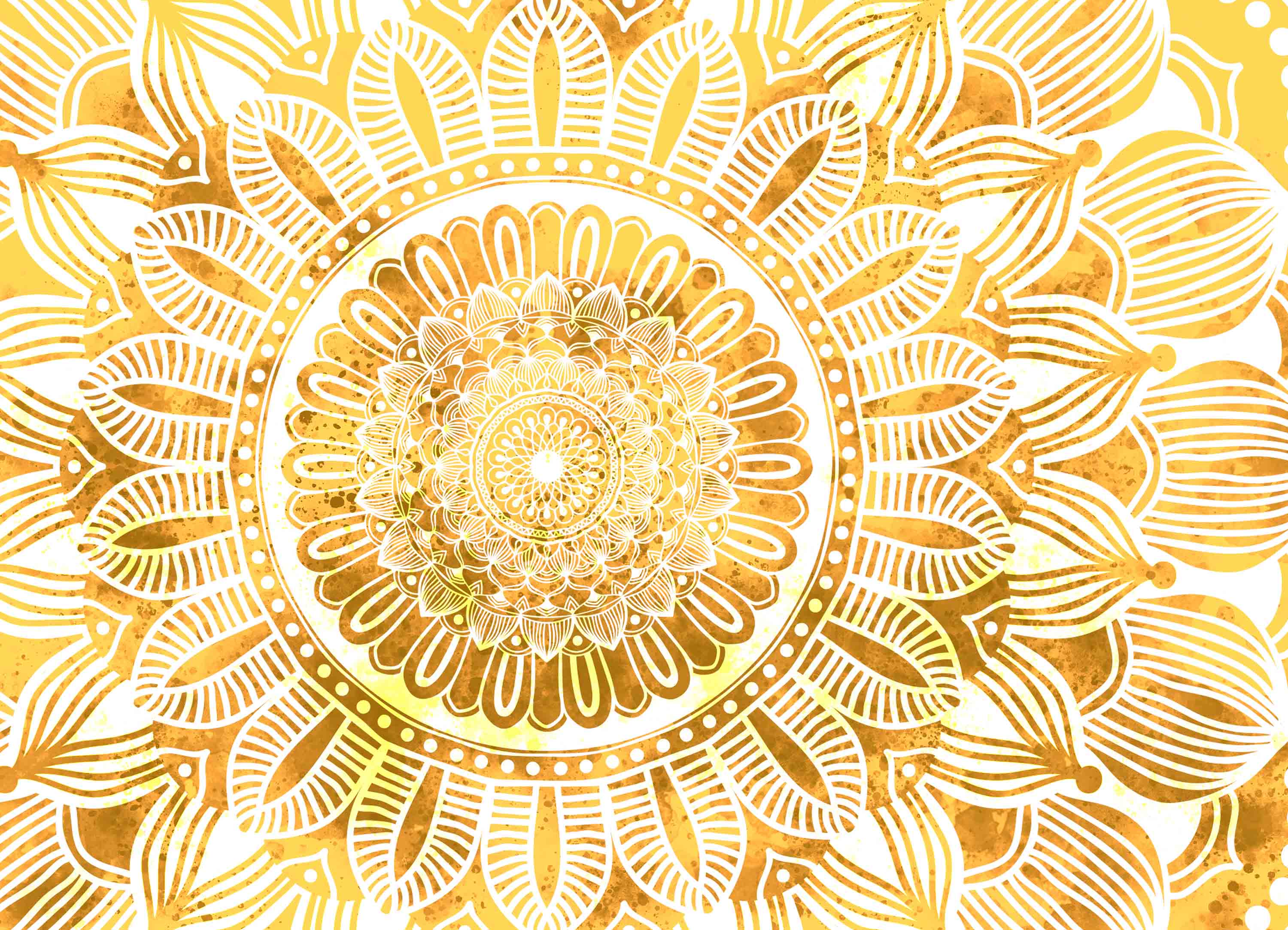 Tapeta mandala slunce