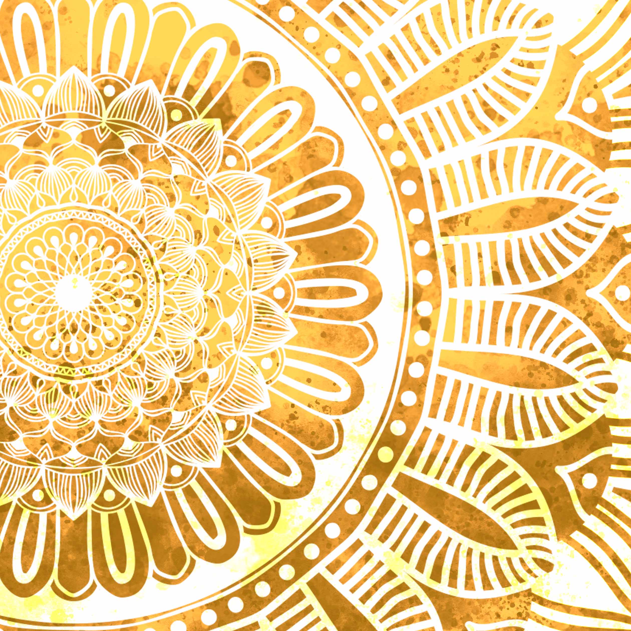 Tapeta mandala slunce