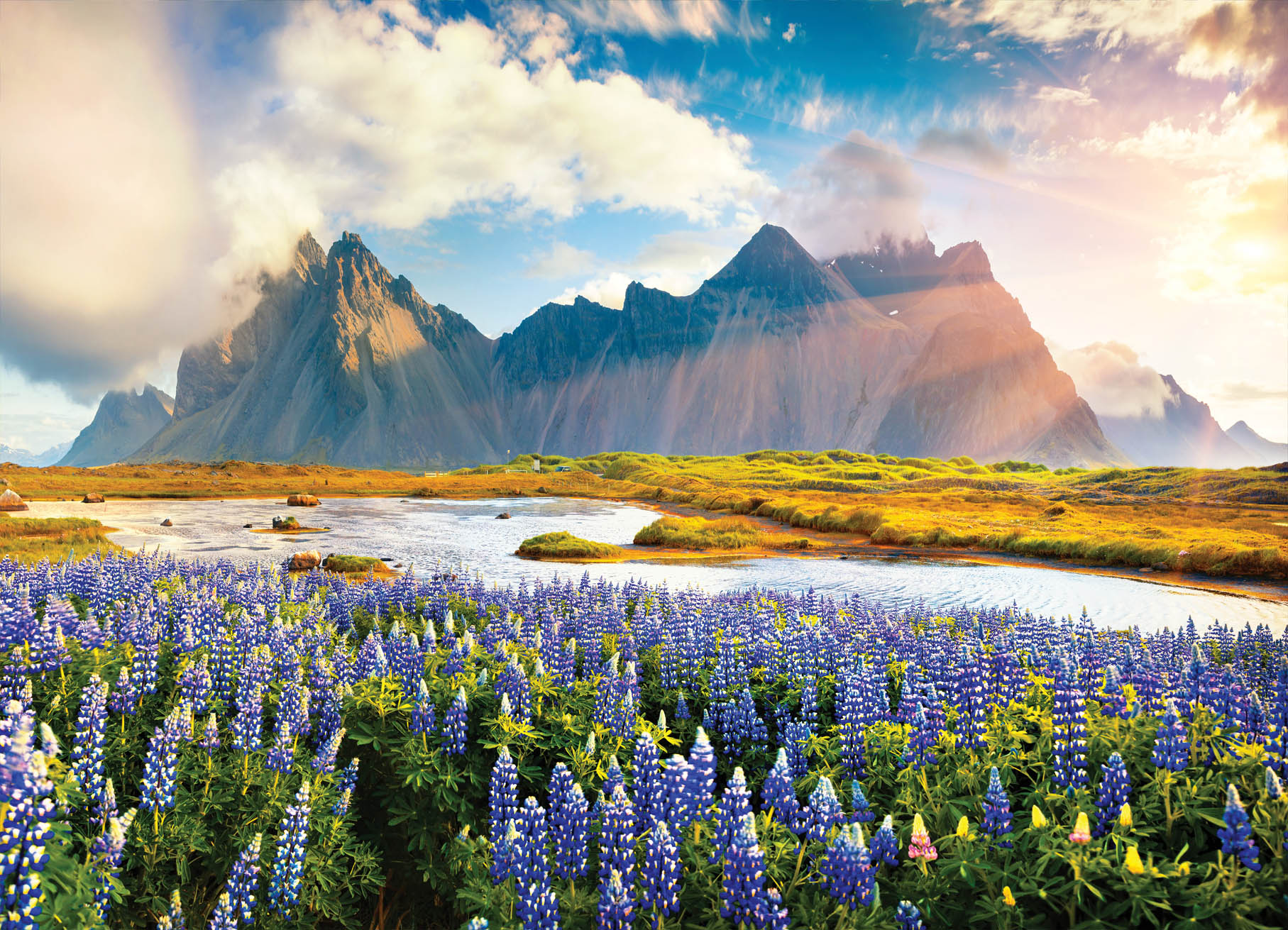 Tapeta Vysokohorské jezero