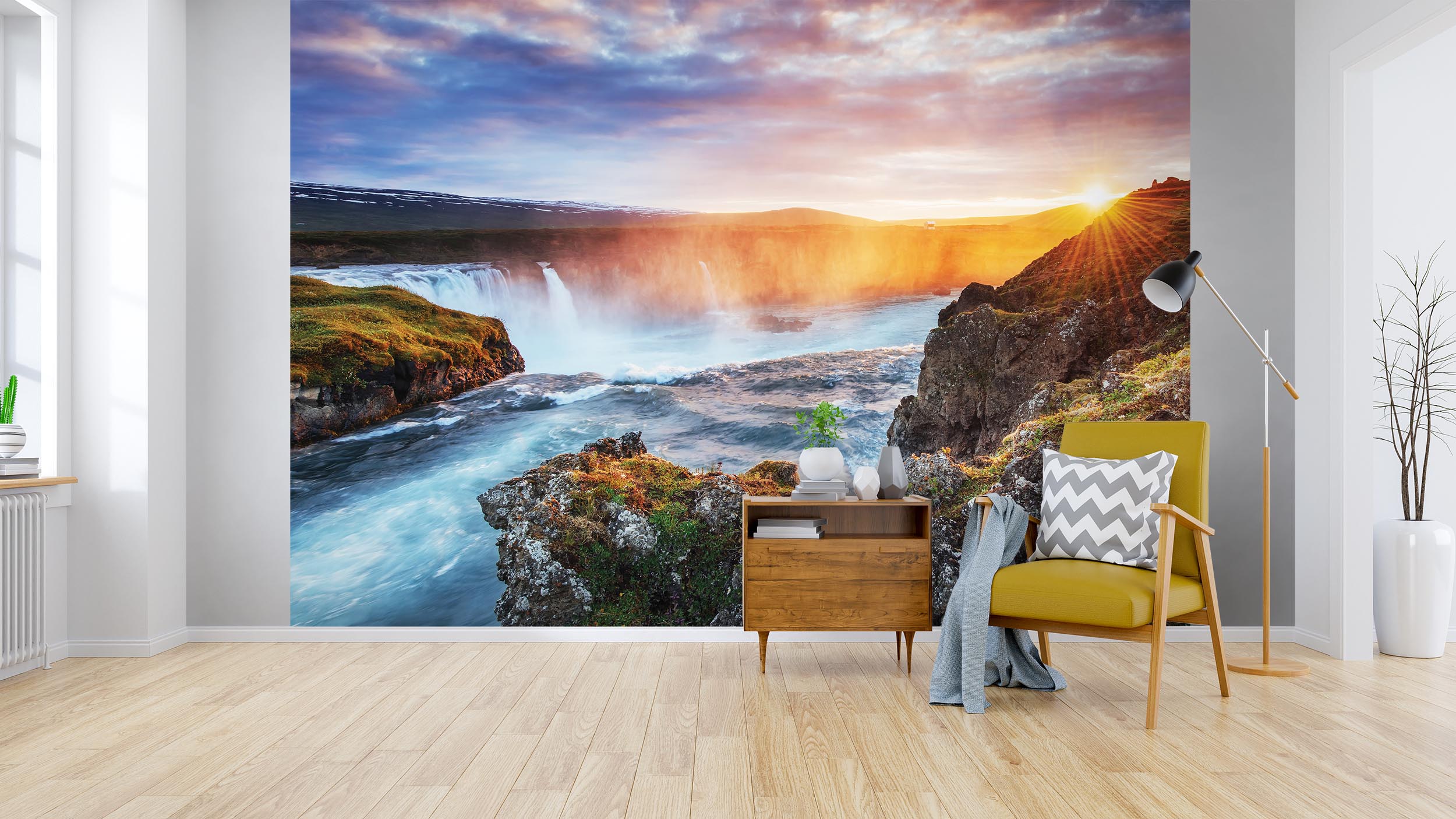 Tapeta Vodopád Godafoss