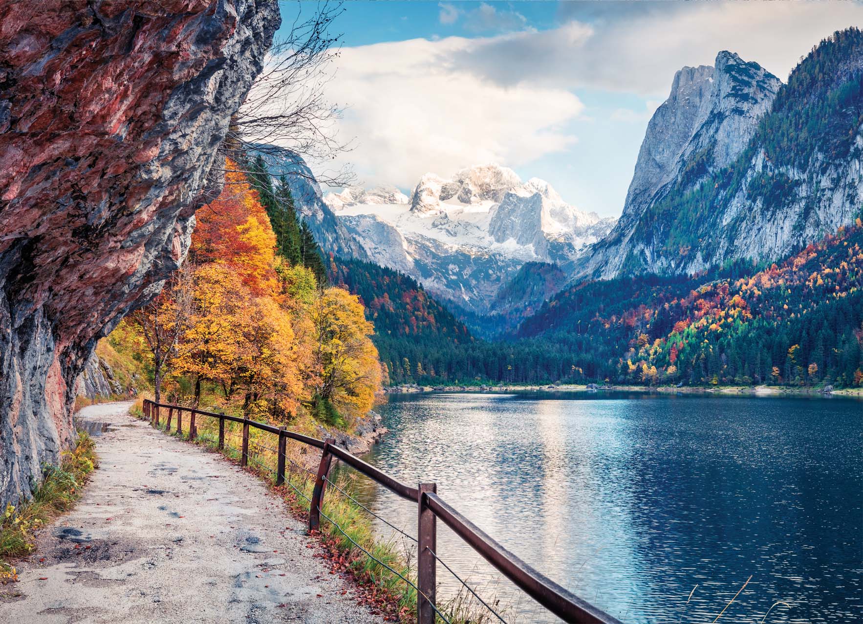 Tapeta Alpské jezero Gosausee