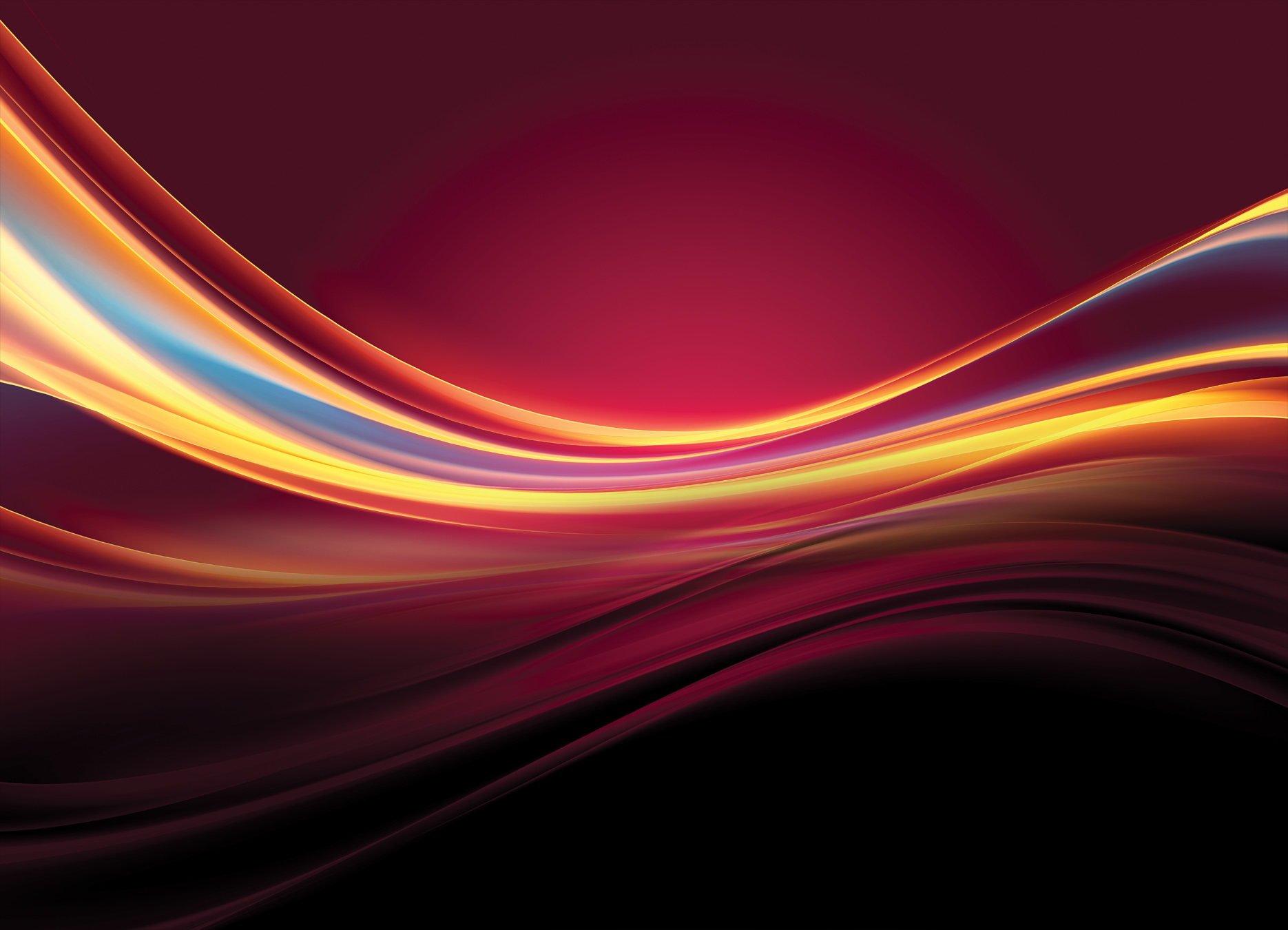 Tapeta Barevná vlna bordó