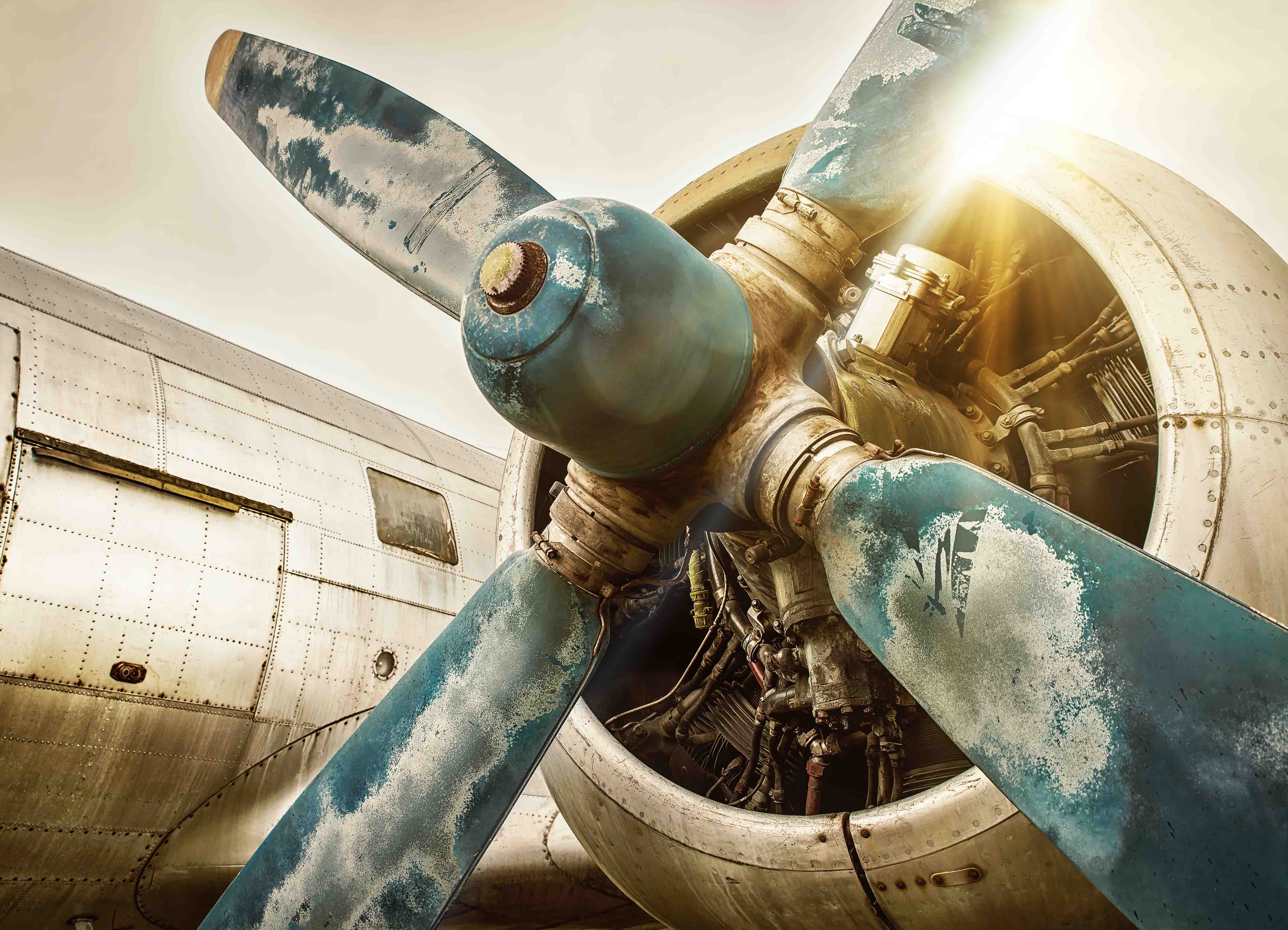 Tapeta Motor letadla