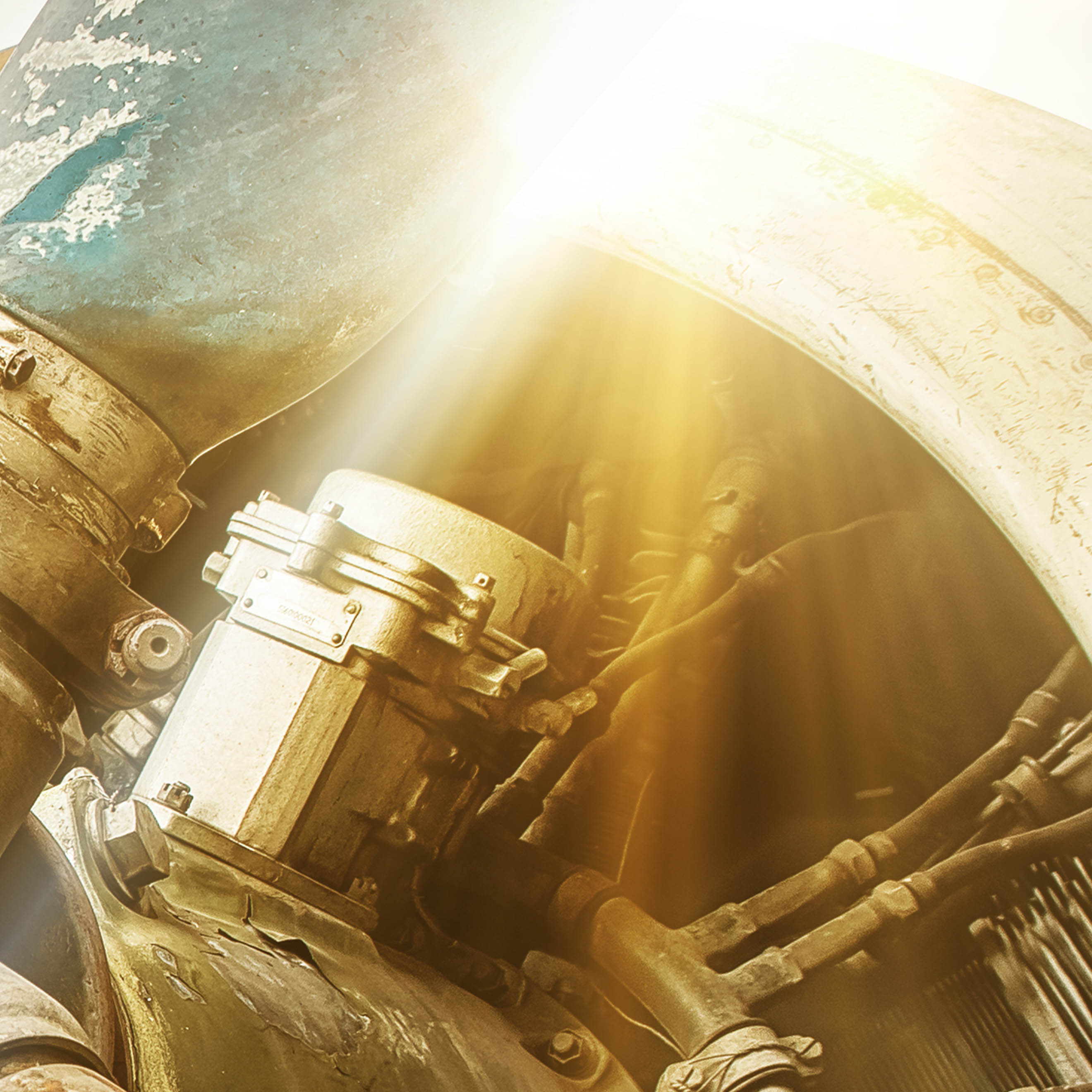 Tapeta Motor letadla