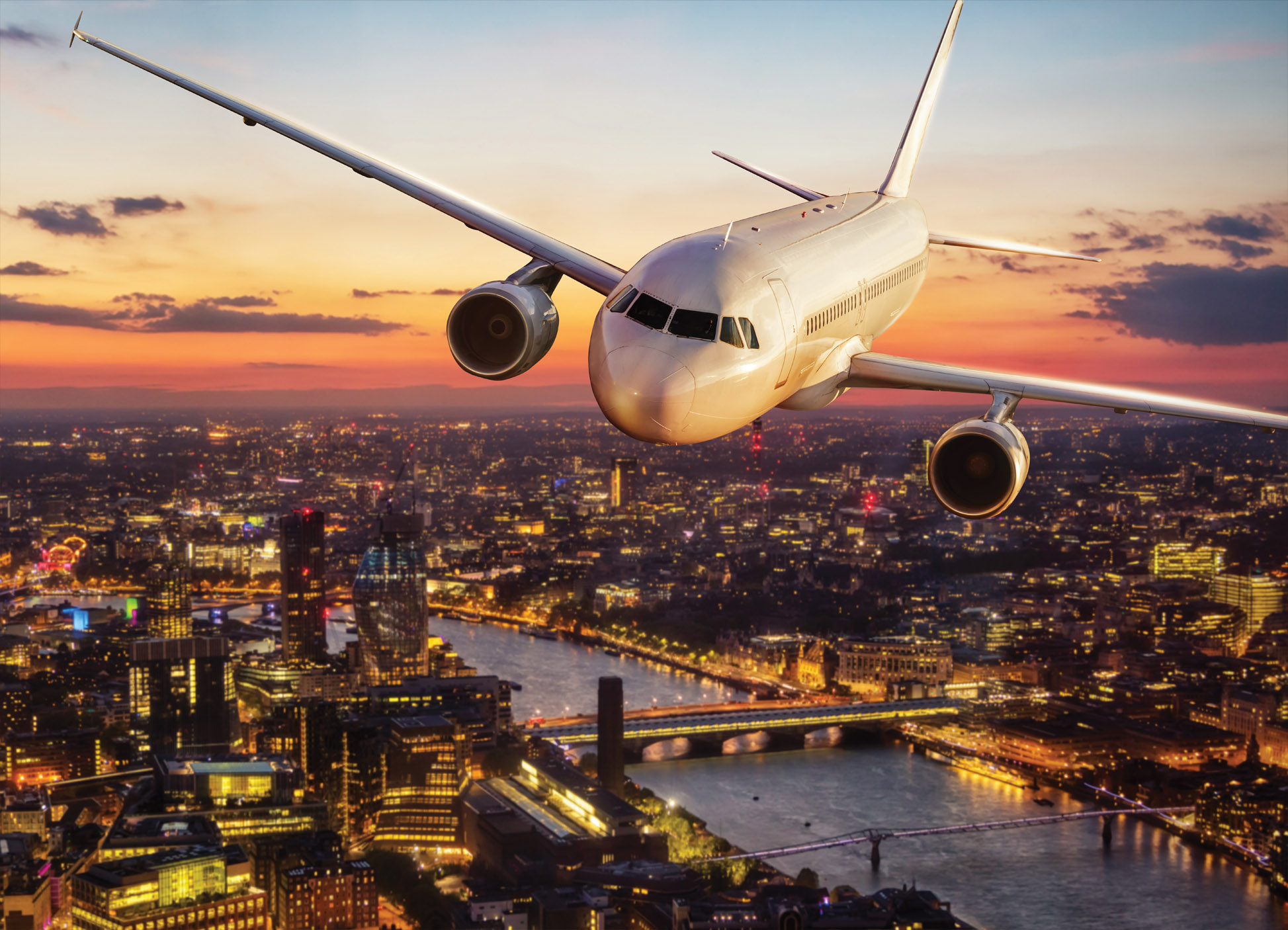 Tapeta Letadlo nad Londýnem