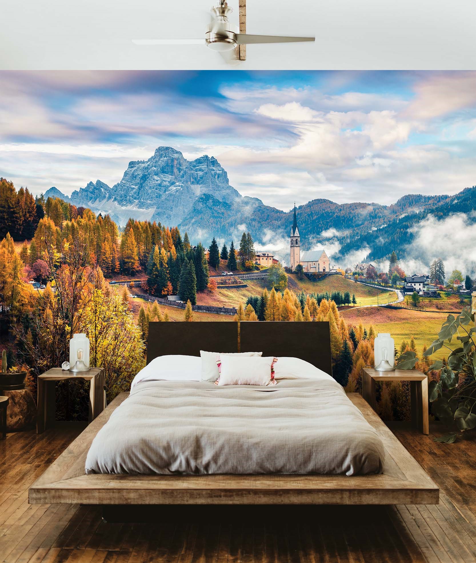 Tapeta Podzimní Dolomity