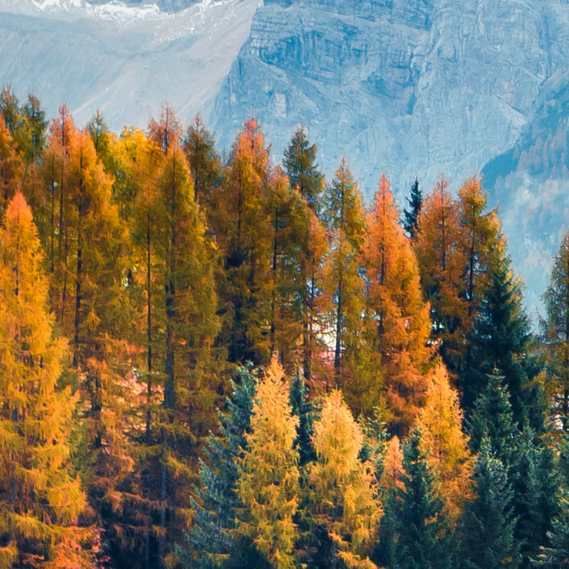 Tapeta Podzimní Dolomity