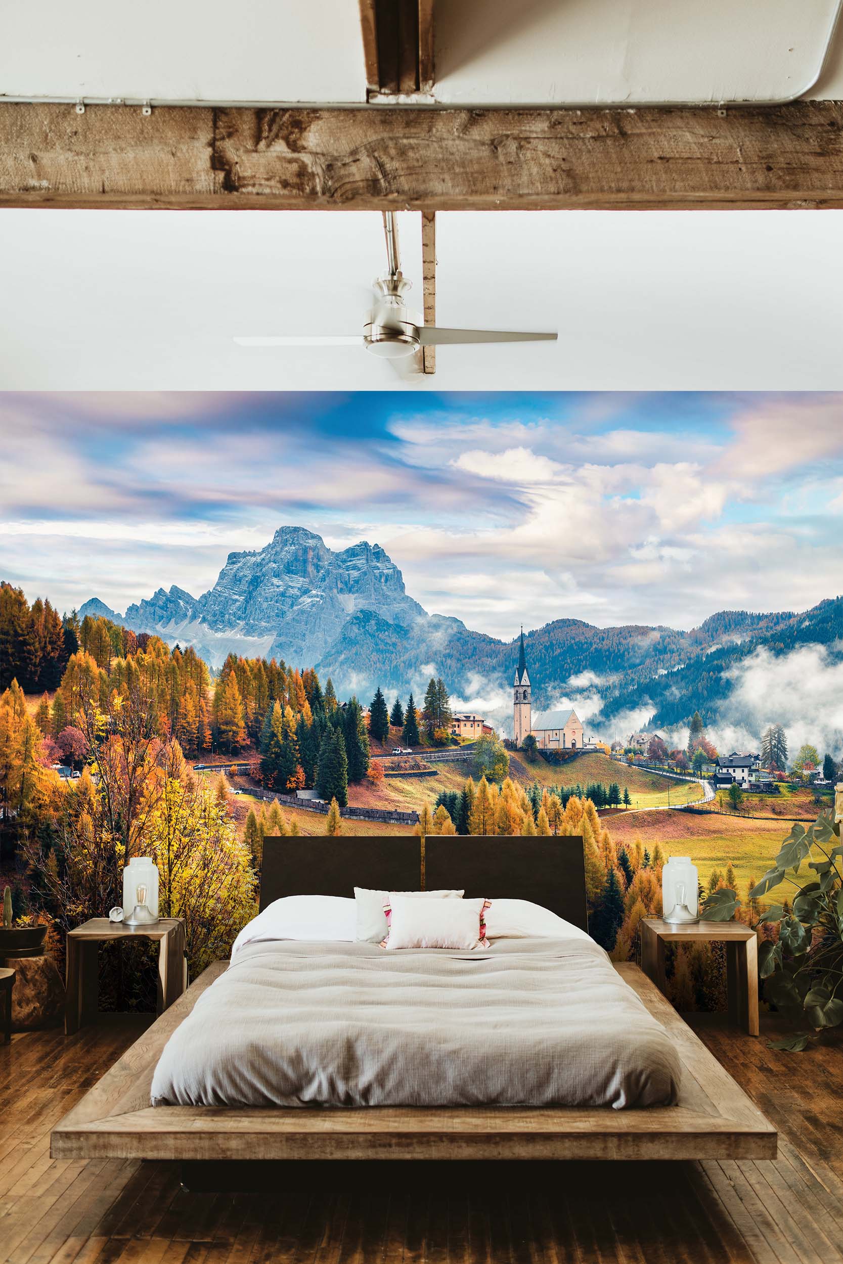 Tapeta Podzimní Dolomity