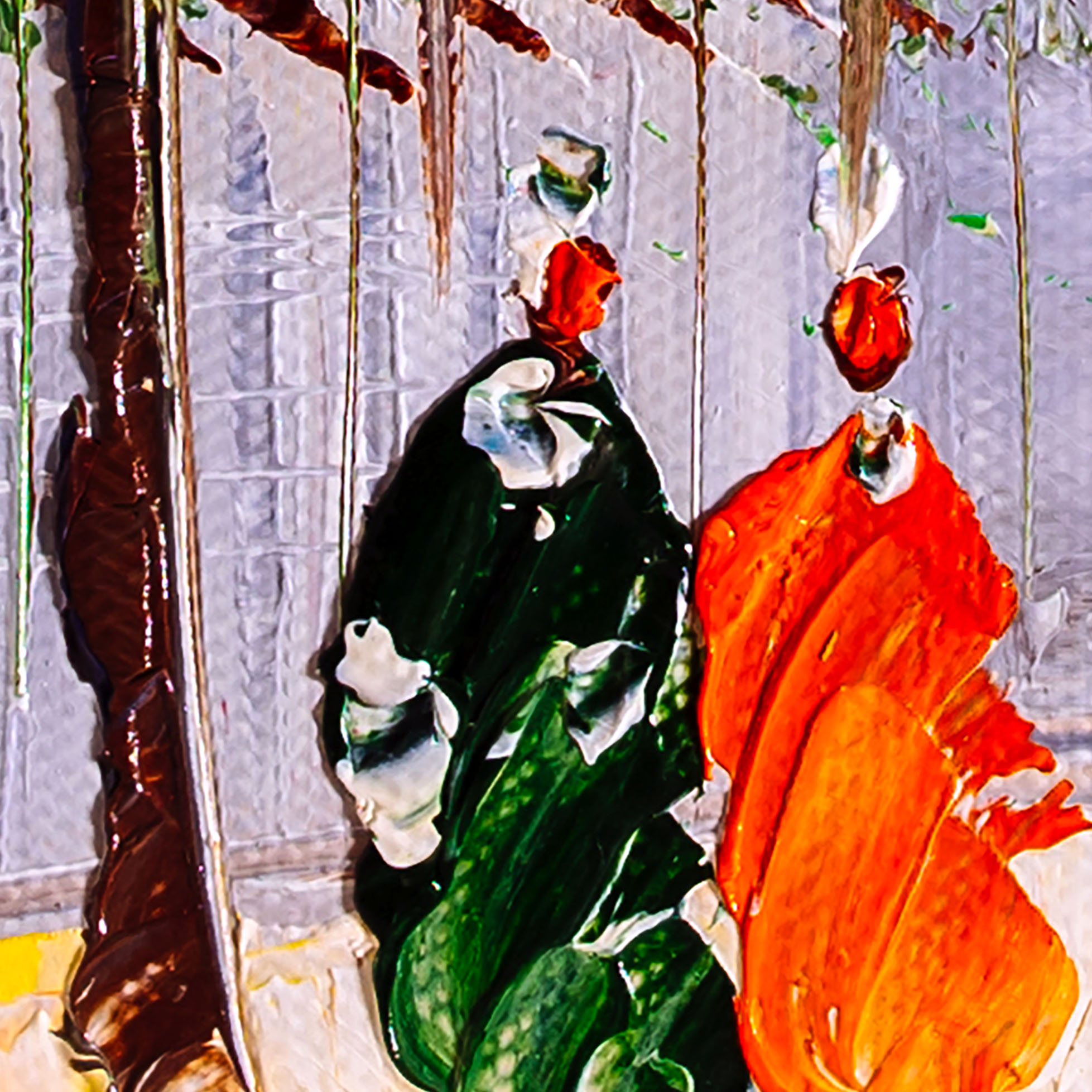 Tapeta Paříž malba