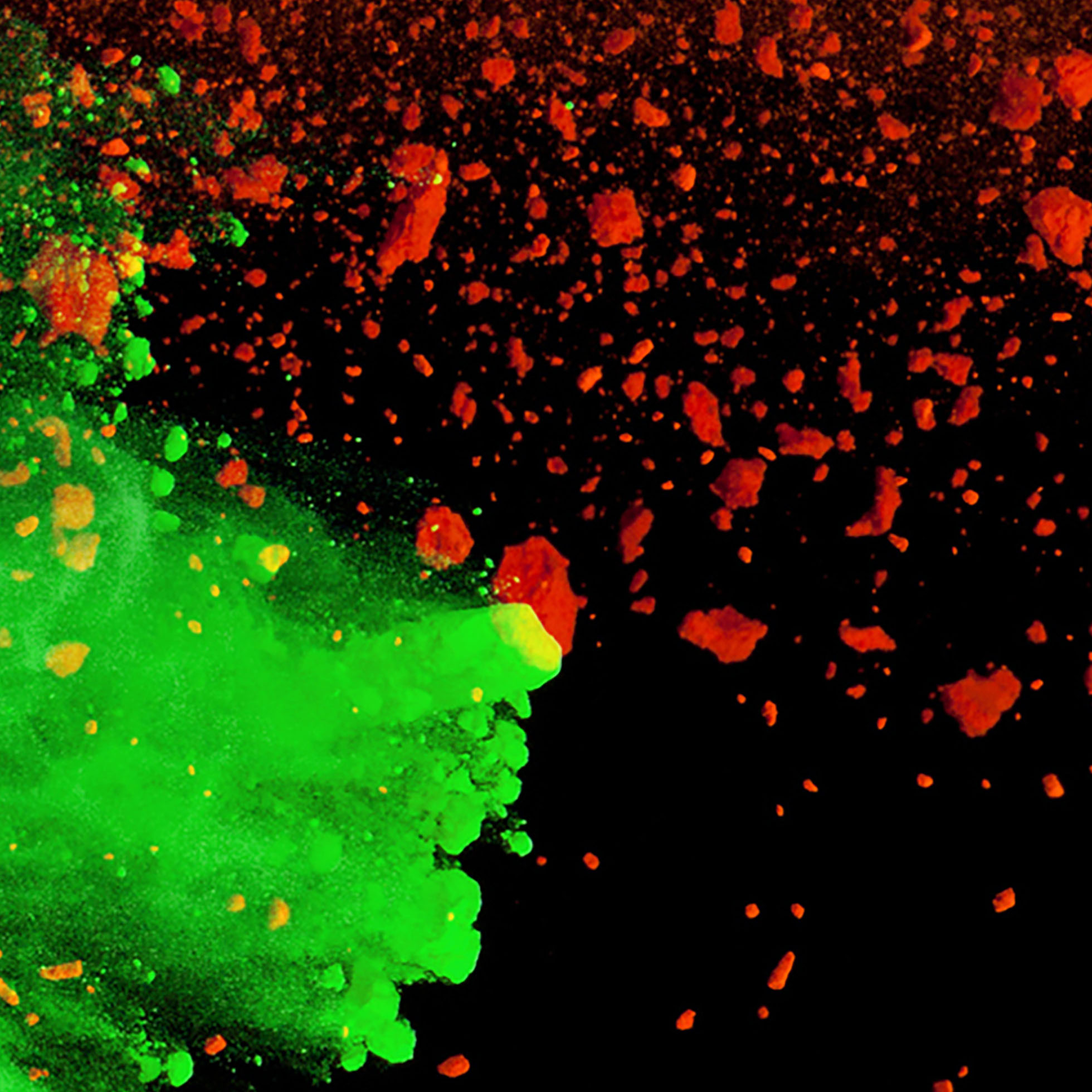 Tapeta barevná exploze