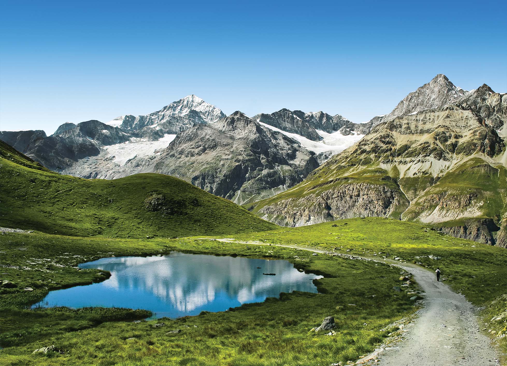 Tapeta Horské jezírko