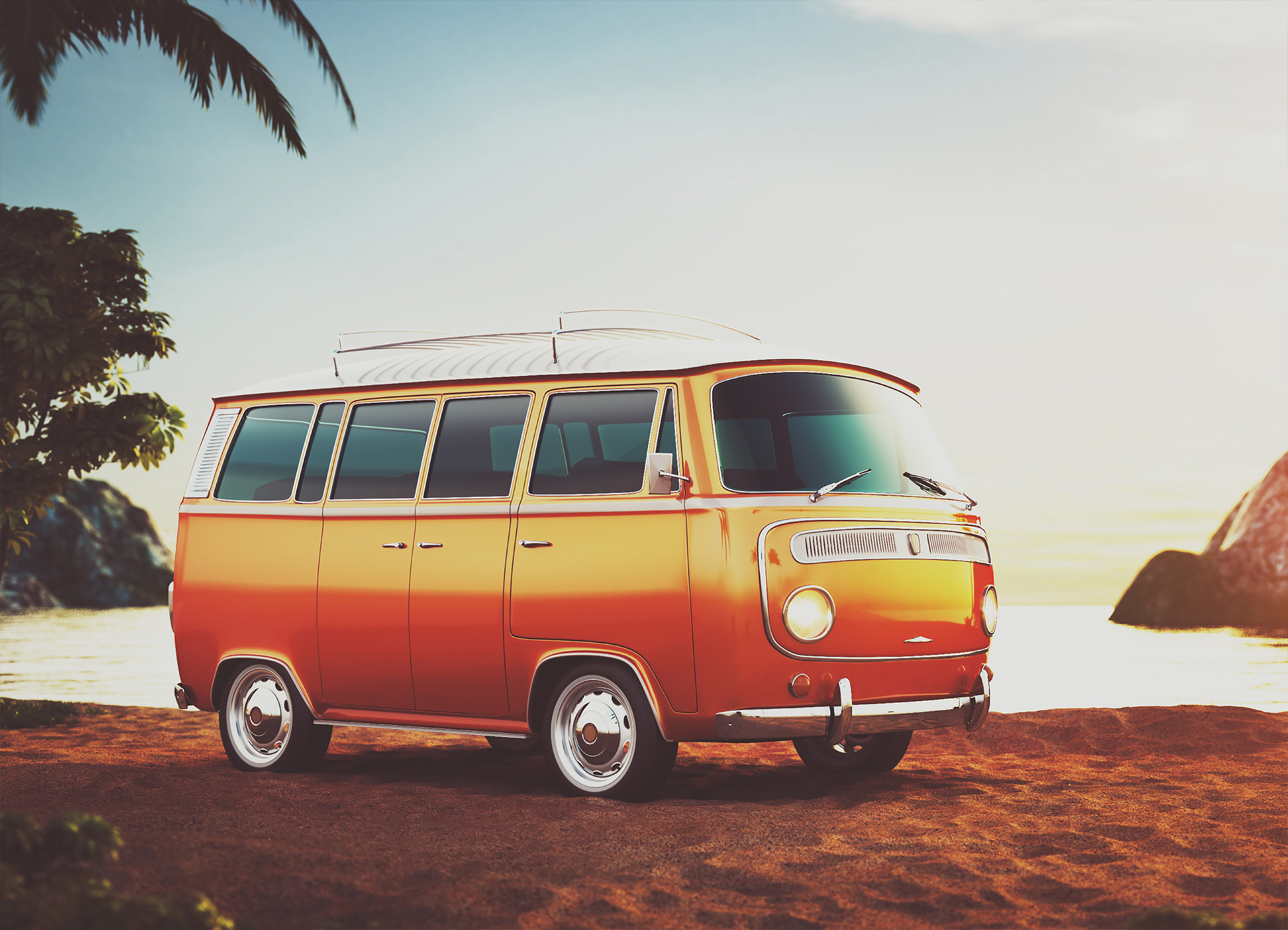 Tapeta Léto na pláži