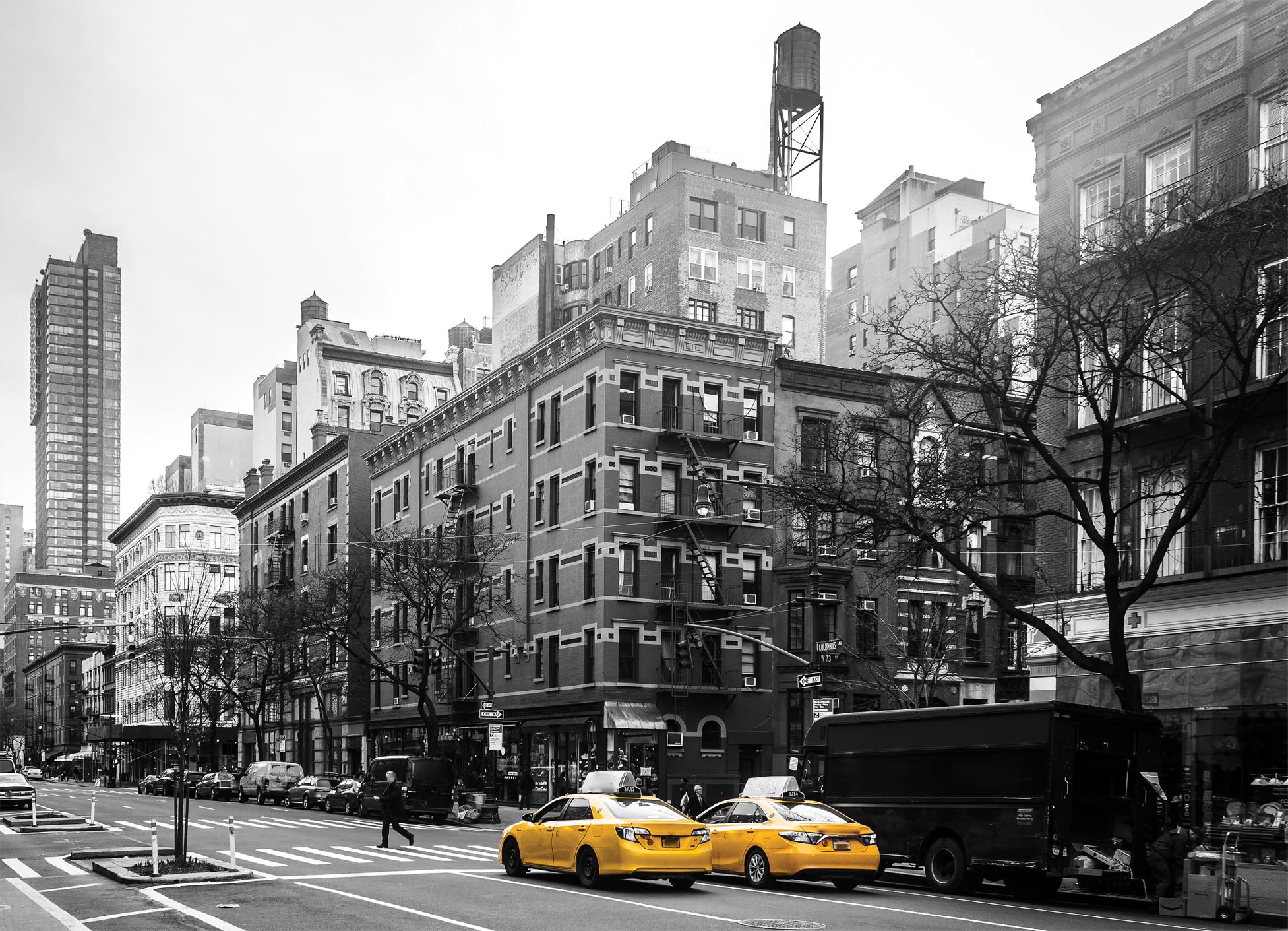 Tapeta Černobílý New York