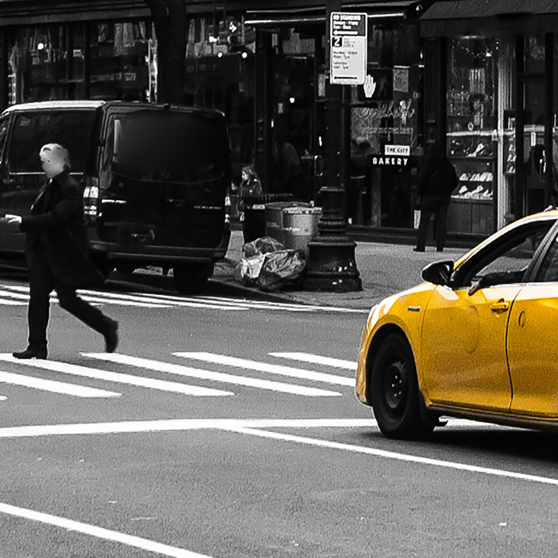 Tapeta Černobílý New York
