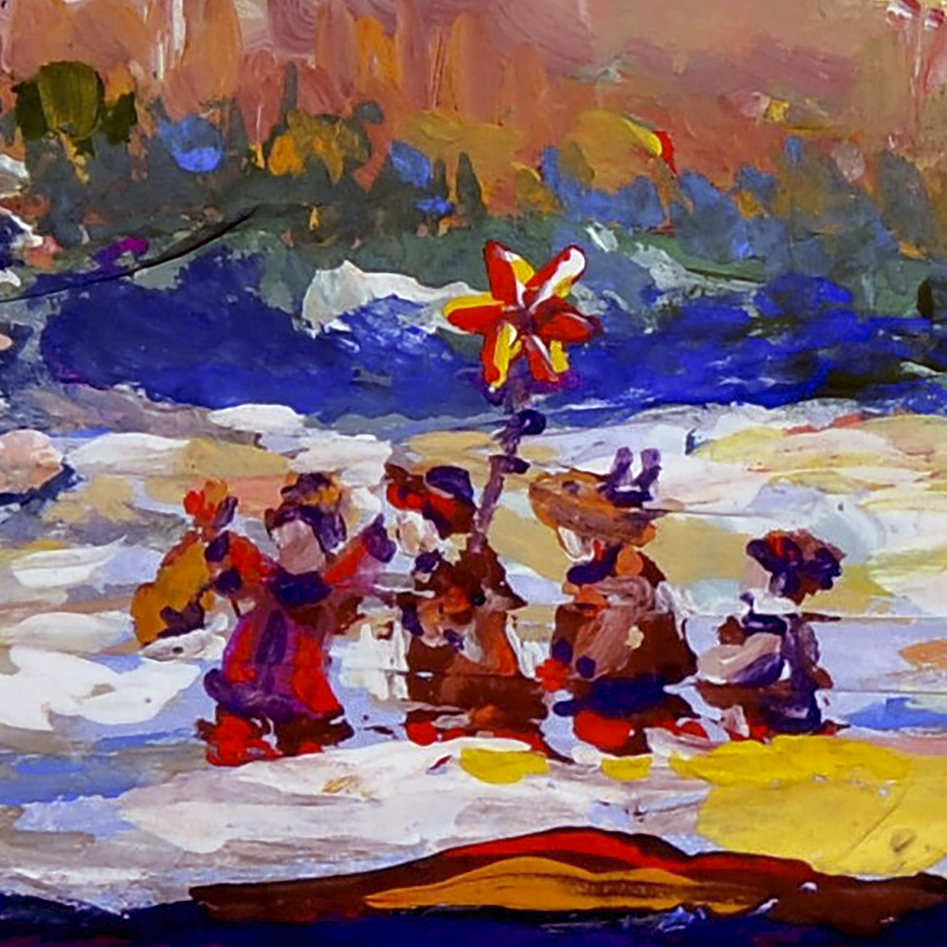 Tapeta Ilustrace zima